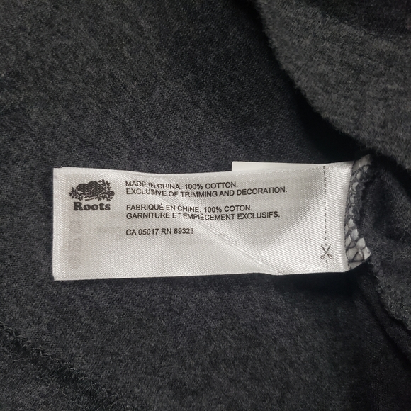 Roots Men Gray Graphic Short Sleeve Tee - Picture 7 of 7